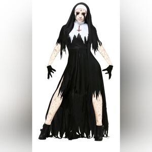 Sinister Nun Halloween Costume Women's Size Medium